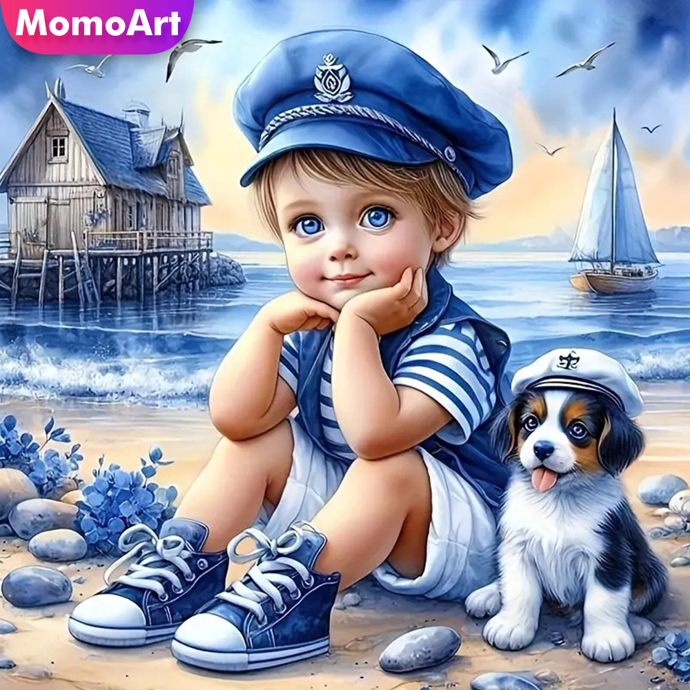 Embroidery Room - Momoart Volledige Diamond Schilderen Kid Jongen