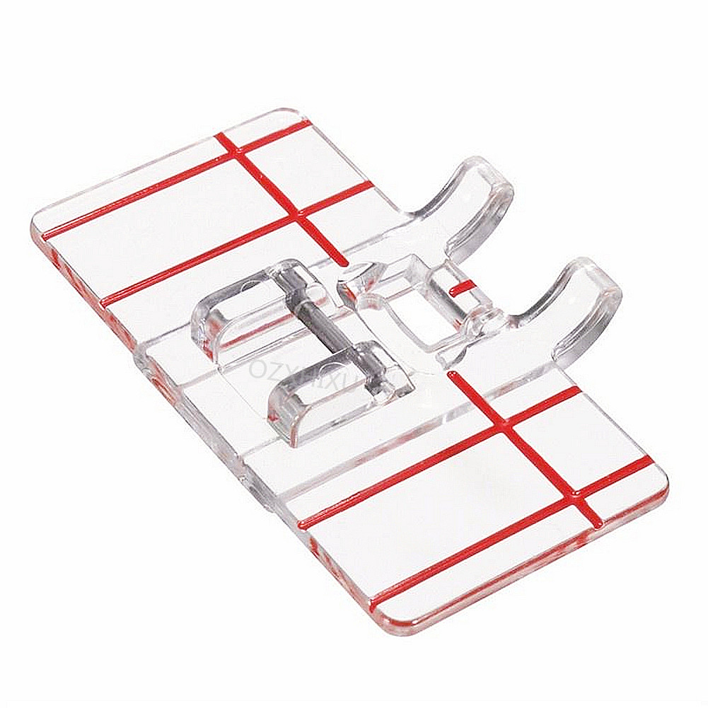 Embroidery Xpress - Plastic Clear Parallel Stitch tool Voet