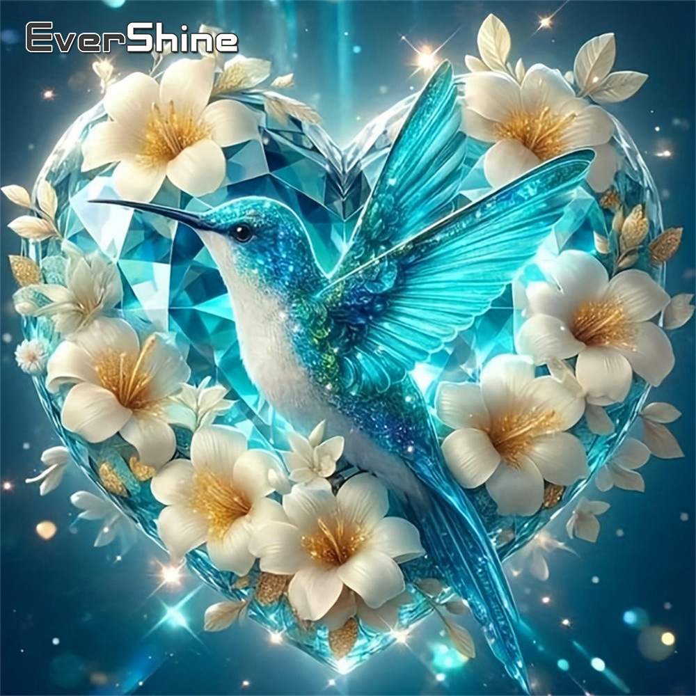 Embroidery Lovers - Evershine diamantmozaïek dier vogel volledige boor