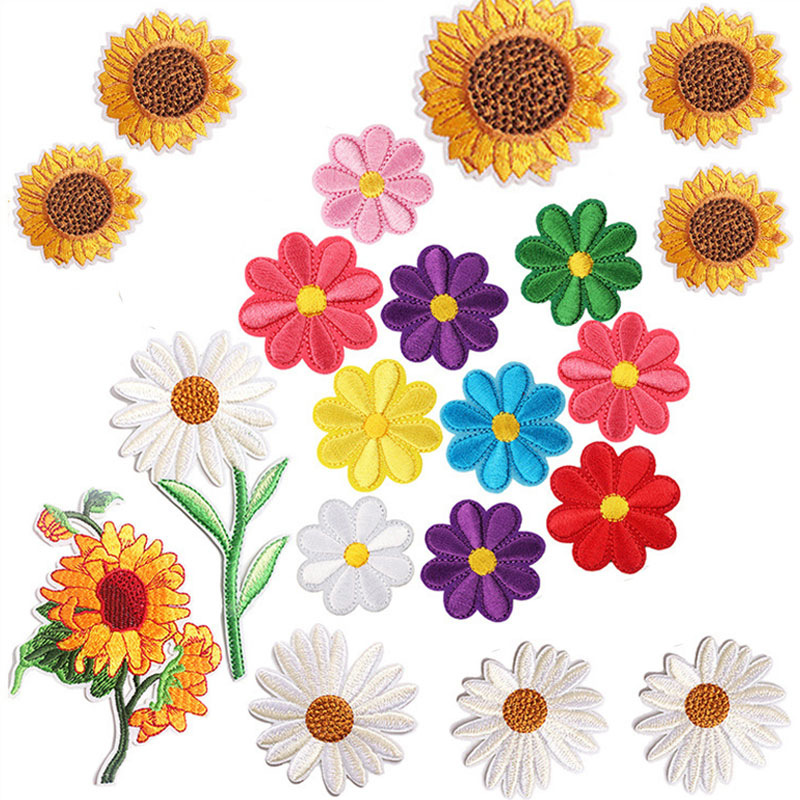 2-10 Stuks Bloem Opstrijkbare  - Embroidery Daisy Flower recensie en prijs