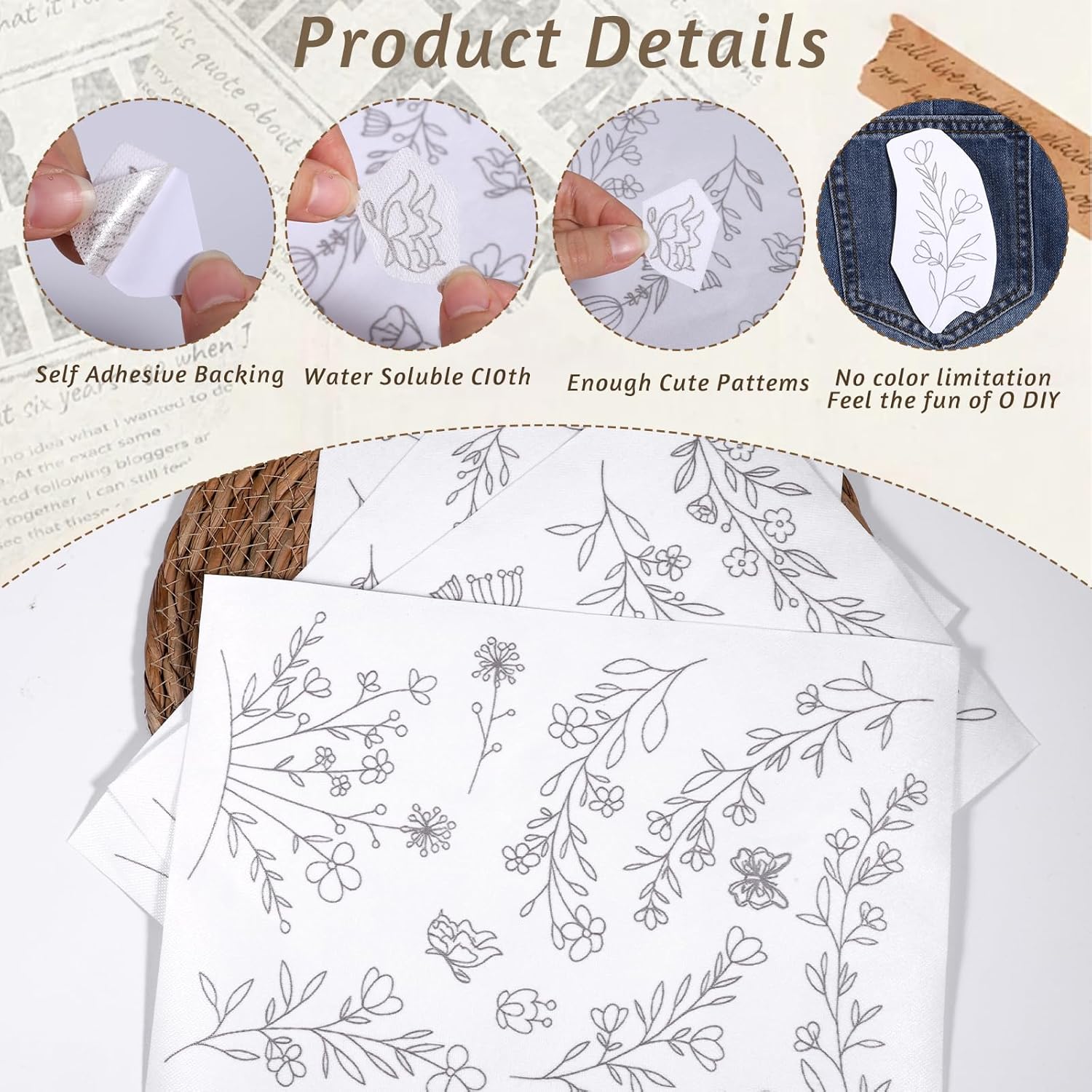 Stick & Stitch Wateroplosbaar  - Embroidery Lovers recensie en prijs