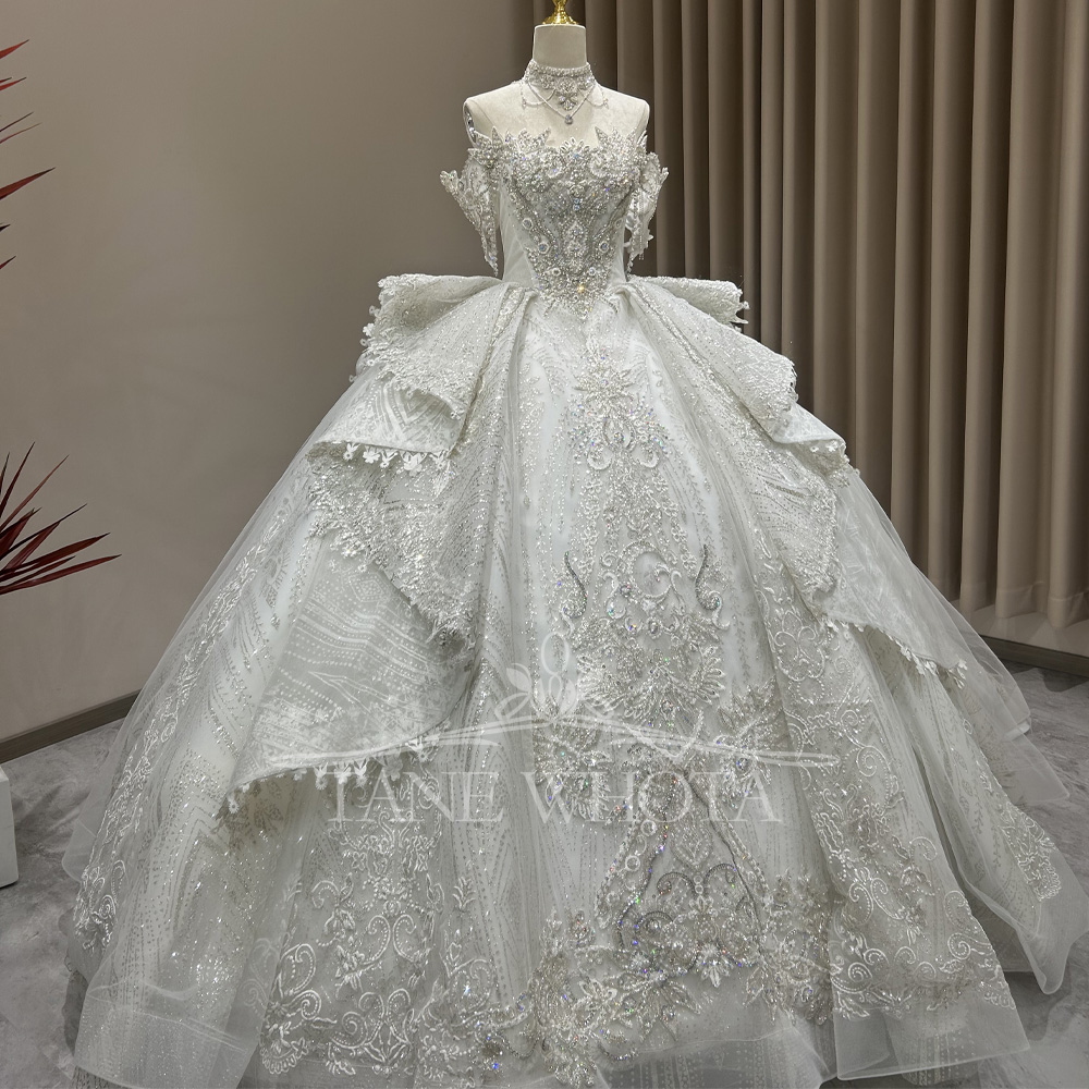 Robes De Mariée Sur Mesure Swe - Embroidery Organza recensie en prijs