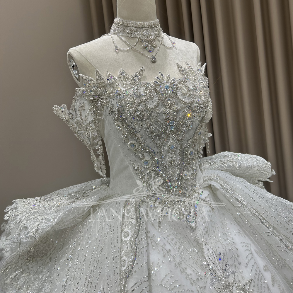 Robes De Mariée Sur Mesure Swe - Embroidery Organza recensie en prijs
