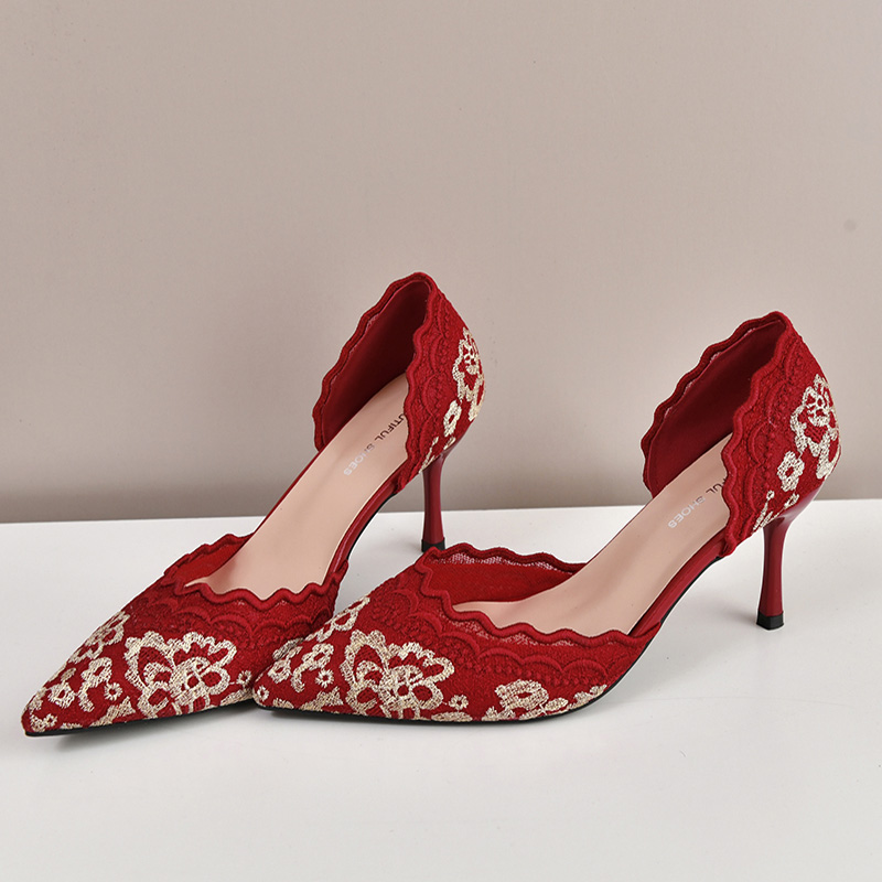 Luxe Rood Wit Kant Borduren Ho - Embroidery Wedding recensie en prijs