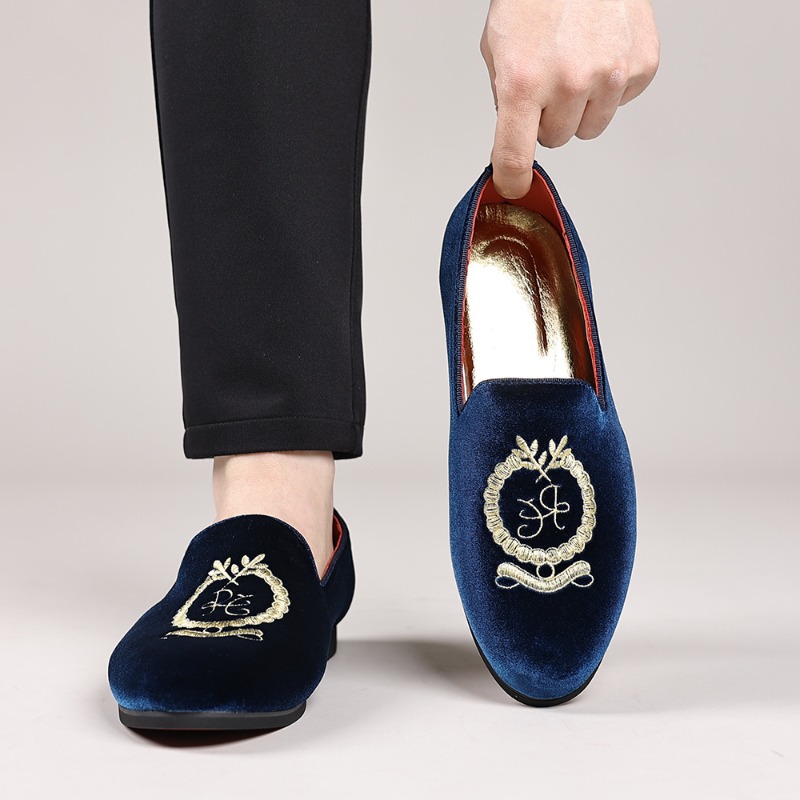 Luxe Designer Loafers Suède Bo - Embroidery Wedding recensie en prijs