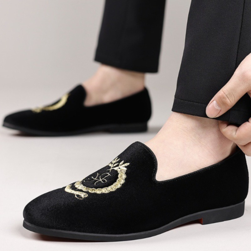 Luxe Designer Loafers Suède Bo - Embroidery Wedding recensie en prijs