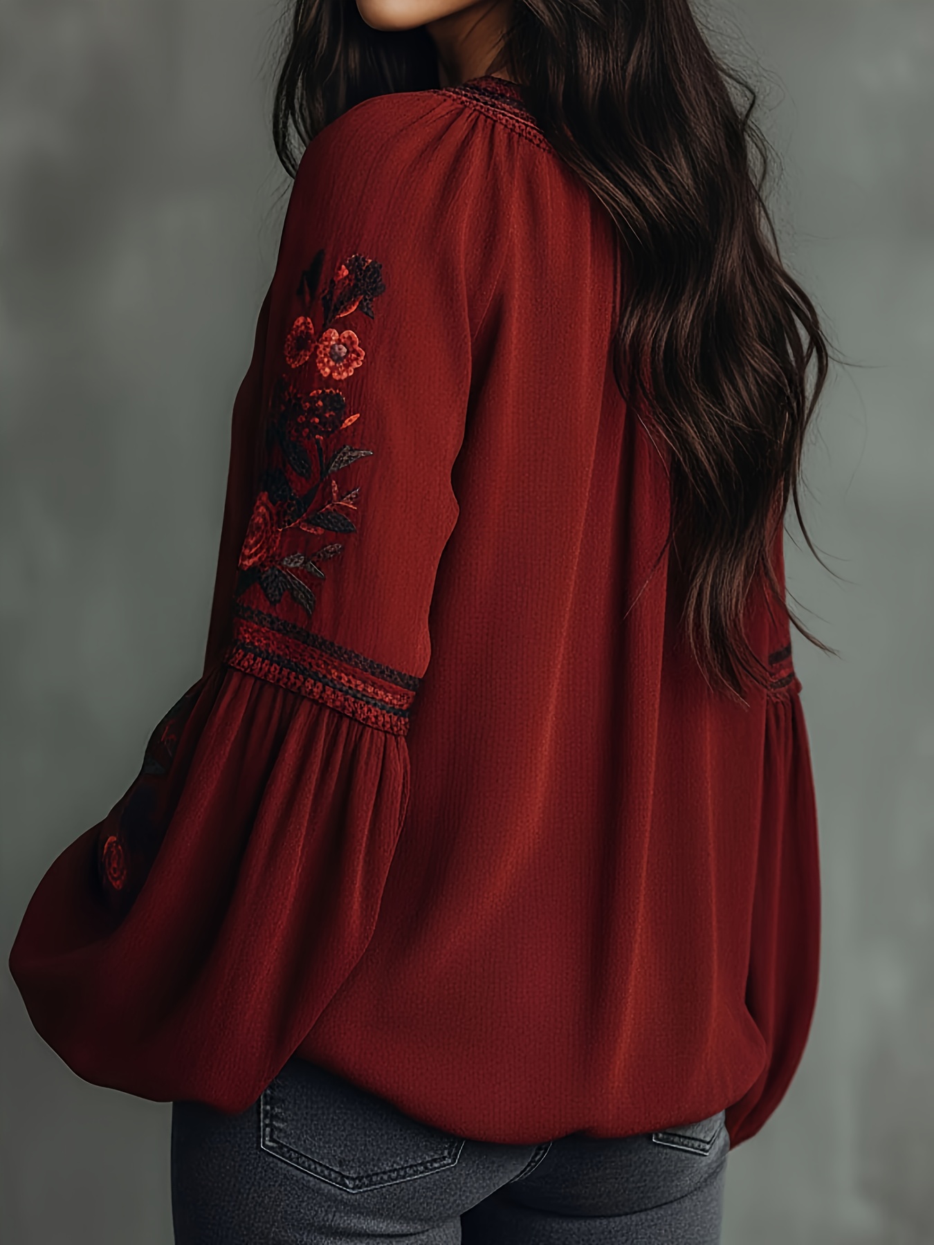 Dames lenteblouse Retro gebord - Embroidery Blouse recensie en prijs