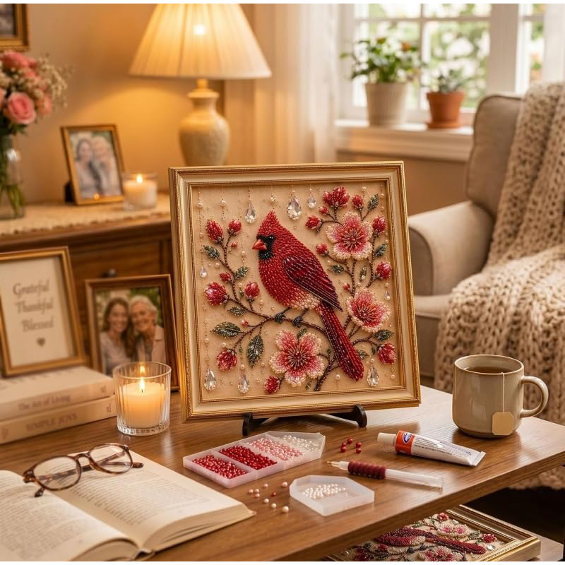 Vogel Parel Kunst DIY Kit Kard - Embroidery Room recensie en prijs