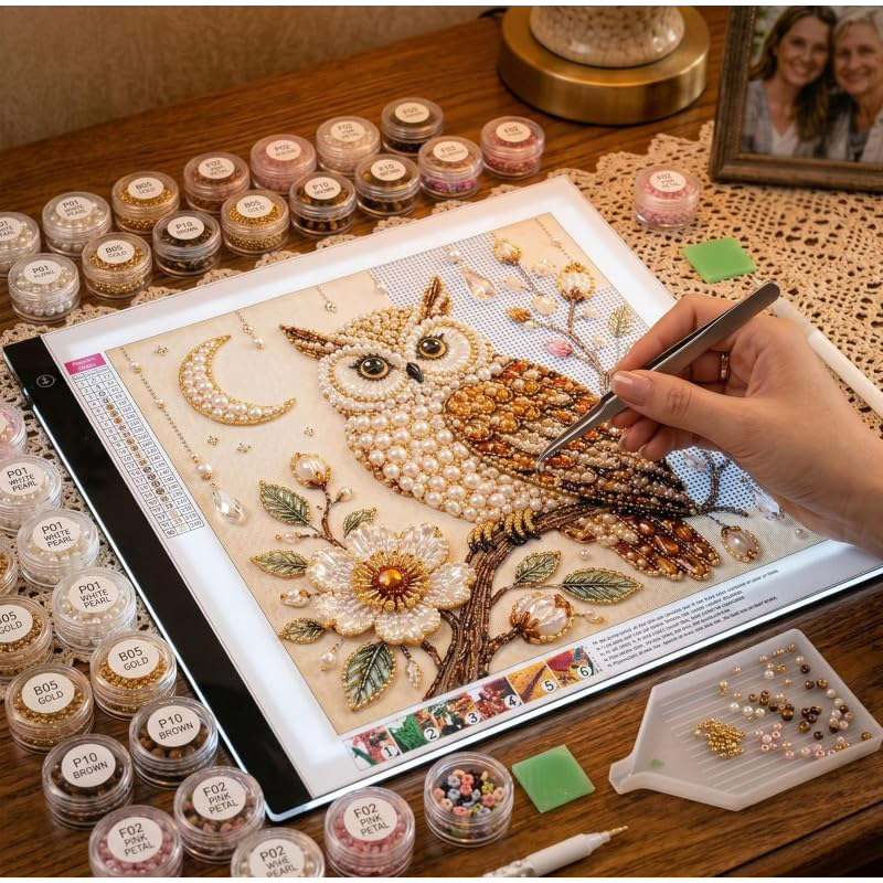 Vogel Parel Kunst DIY Kit Kard - Embroidery Room recensie en prijs