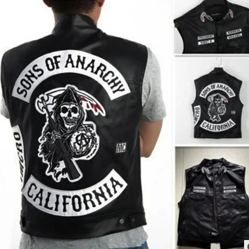 ABC123Leather Heren Motorfiets - Embroidery Jacket recensie en prijs