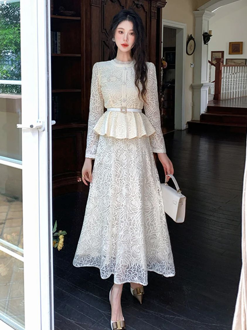 Formele luxe avond kant tweede - Embroidery Blouse recensie en prijs
