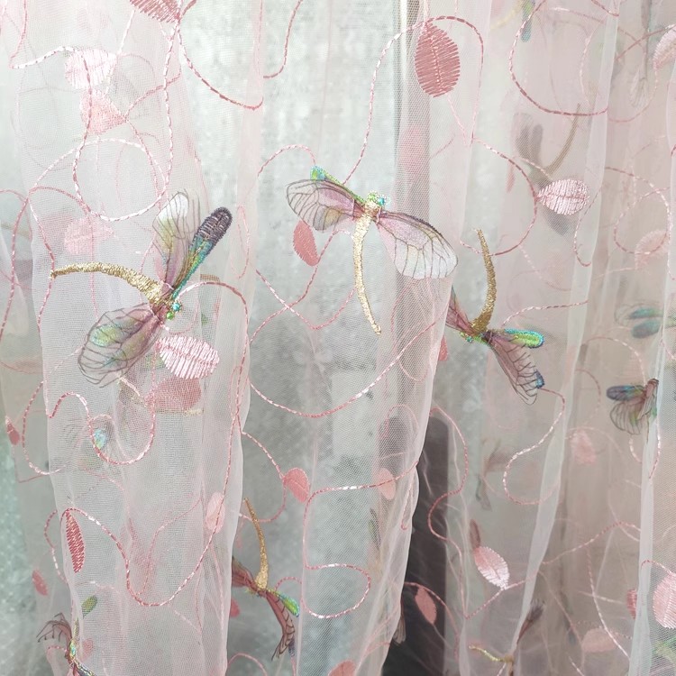 1yard Blauw roze mesh stof Dri - Embroidery Wedding recensie en prijs