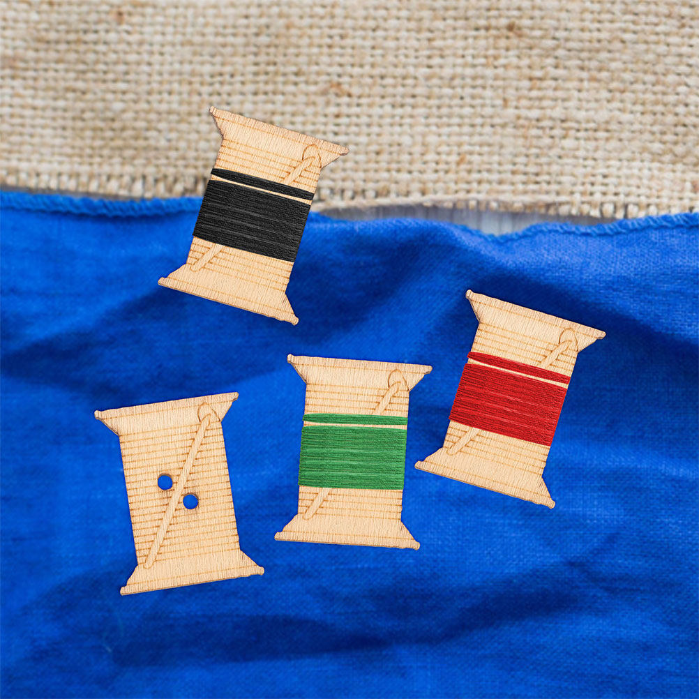 100 stuks houten borduurgaren  - Embroidery Artwork recensie en prijs