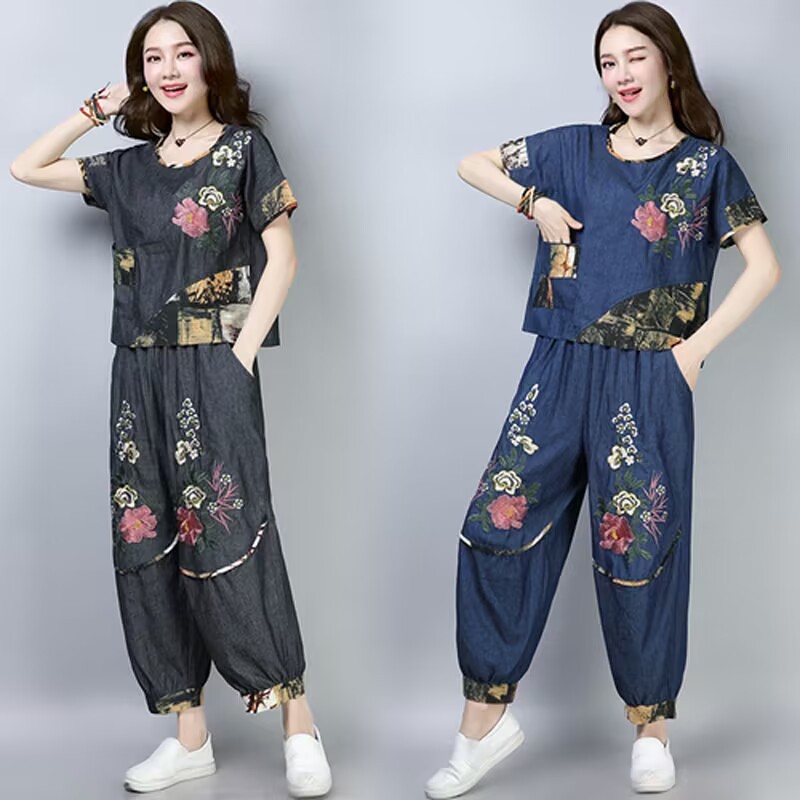 Etnische stijl plus size dames - Embroidery In The Piece recensie en prijs