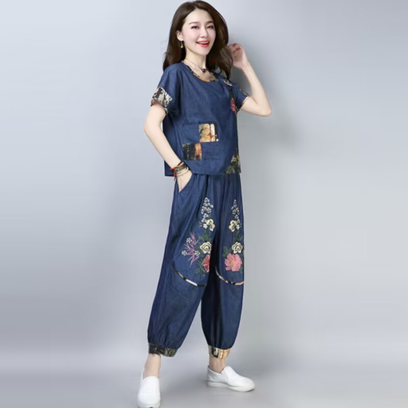 Etnische stijl plus size dames - Embroidery In The Piece recensie en prijs
