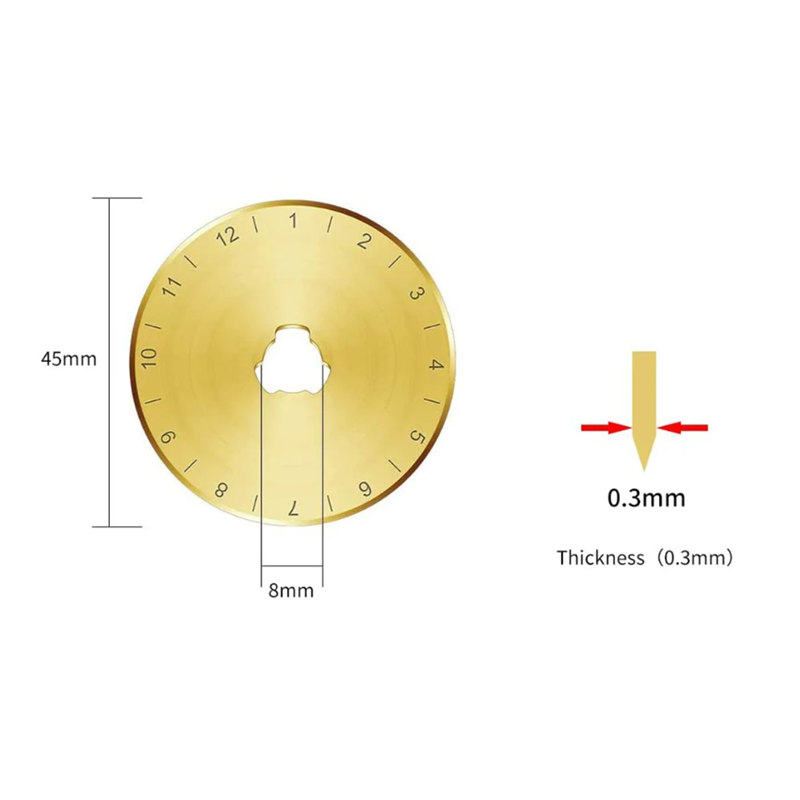 10 stuks titanium gecoate 45 m - Embroidery Converter recensie en prijs