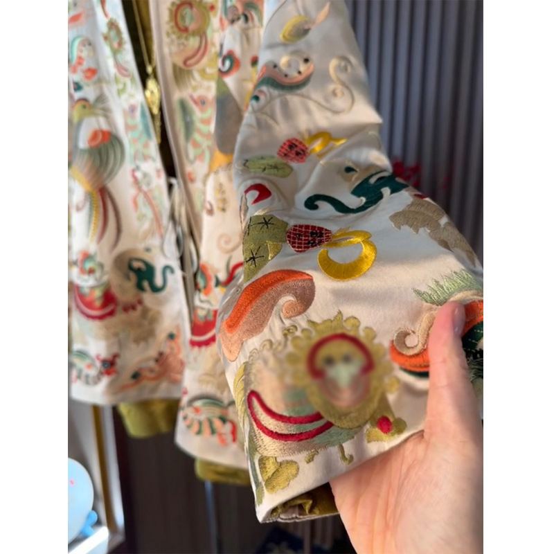 Nieuwe Chinese stijl kimono ve - Embroidery Jacket recensie en prijs