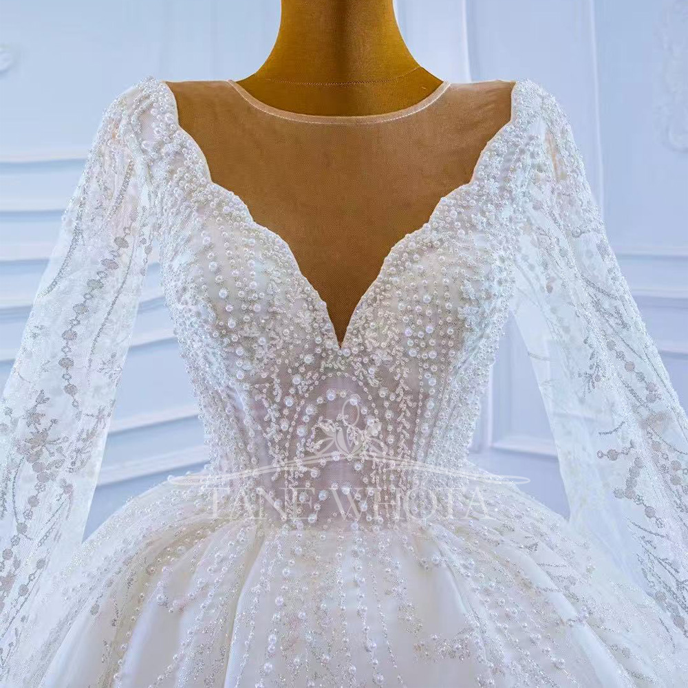 Vestido Casamento 2025, O-hals - Embroidery Organza recensie en prijs