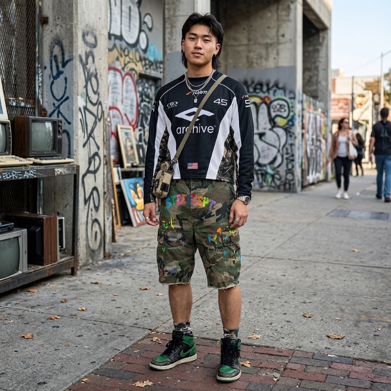 Hip Hop Y2K Streetwear Heren M - Embroidery In The Piece recensie en prijs