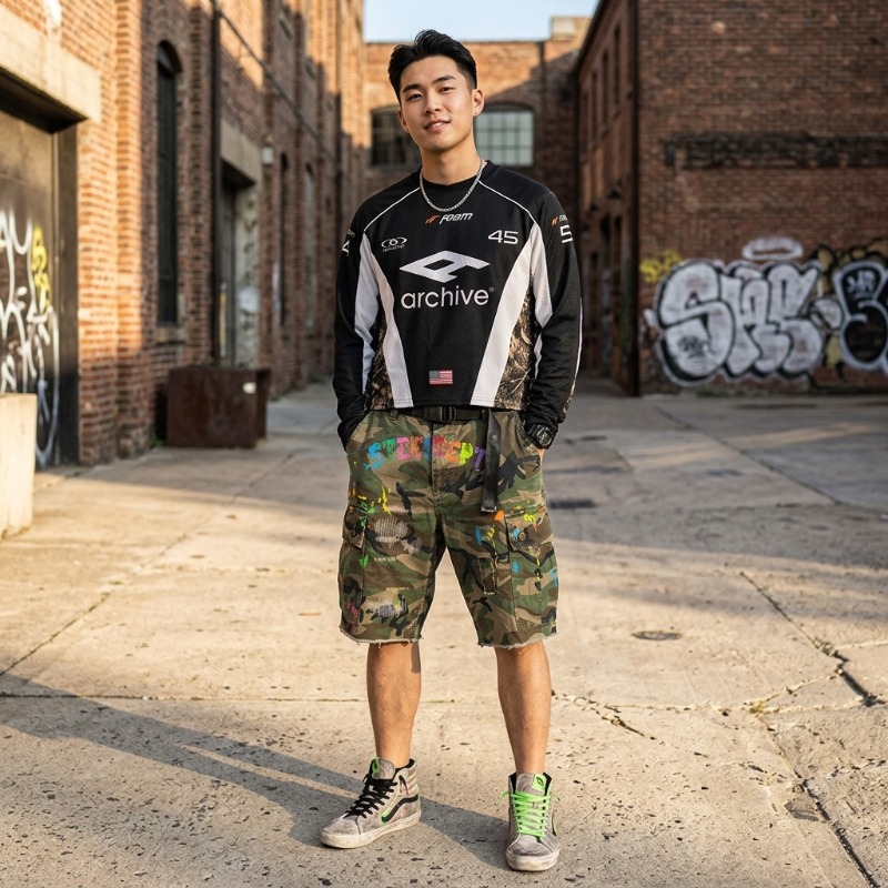 Hip Hop Y2K Streetwear Heren M - Embroidery In The Piece recensie en prijs