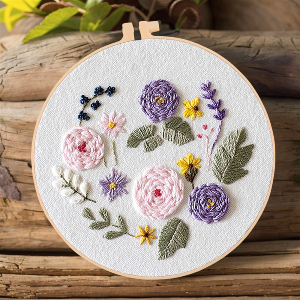 MomoArt DIY borduurpakket bloe - Embroidery Daisy Flower recensie en prijs